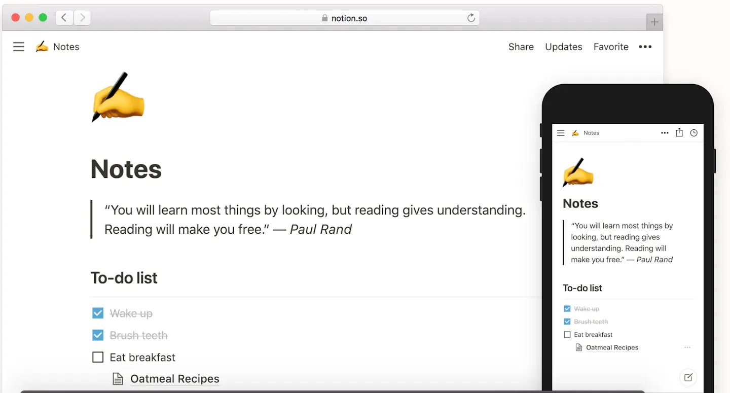 Notion — Product Hunt 官方產品圖 3